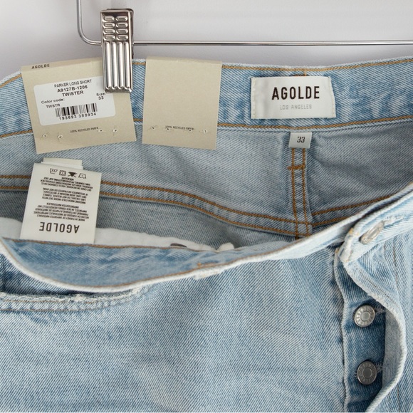 NWT Agolde Parker long shorts - Picture 2 of 4